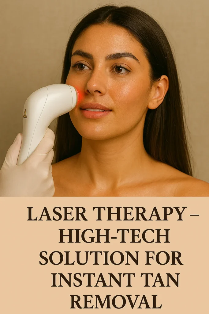 how to remove tan from face immediately